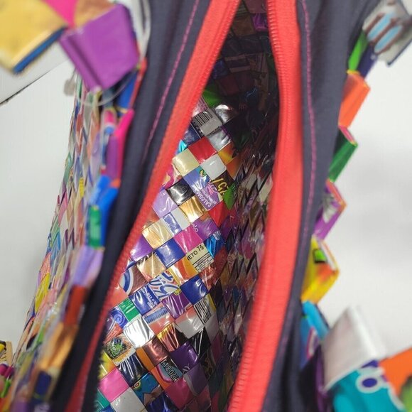 One of a kind Candy Wrapper Statement Bag O/S - Picture 9 of 16